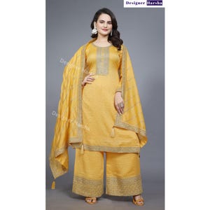 Indian Wedding Clothes for Female, Shalwar Kameez for Woman, Ladies Plazzo Suits for Wedding, Salwar Kameez Wedding Guest Outfit for Women's