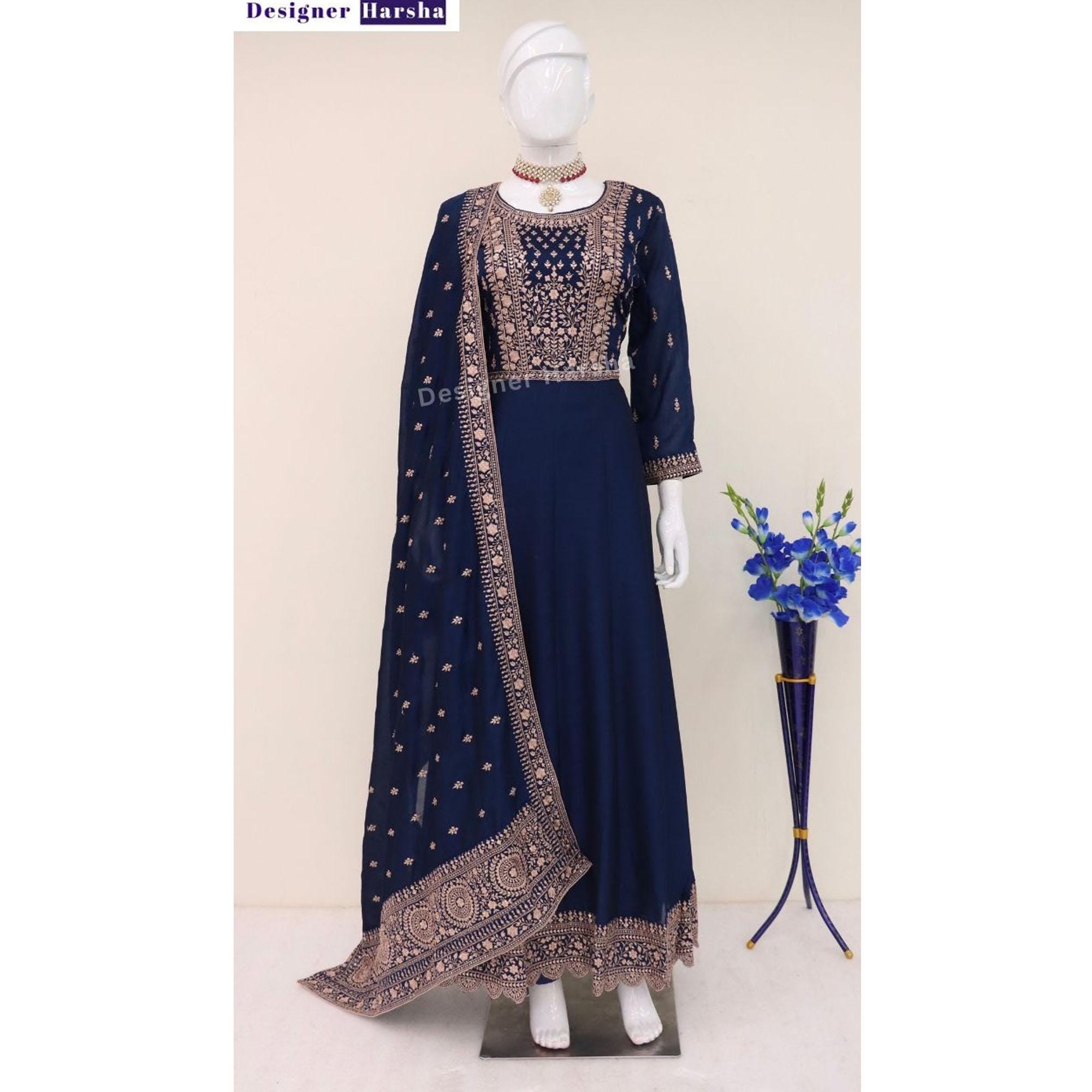 Gold Indian Gown - Etsy