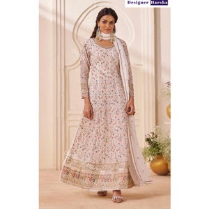 Indian Clothes Online USA, Indian Wedding Dresses for Bride, Anarkali Gown for Women Clothing, Indian Pakistani Long Anarkali Shalwar Kameez