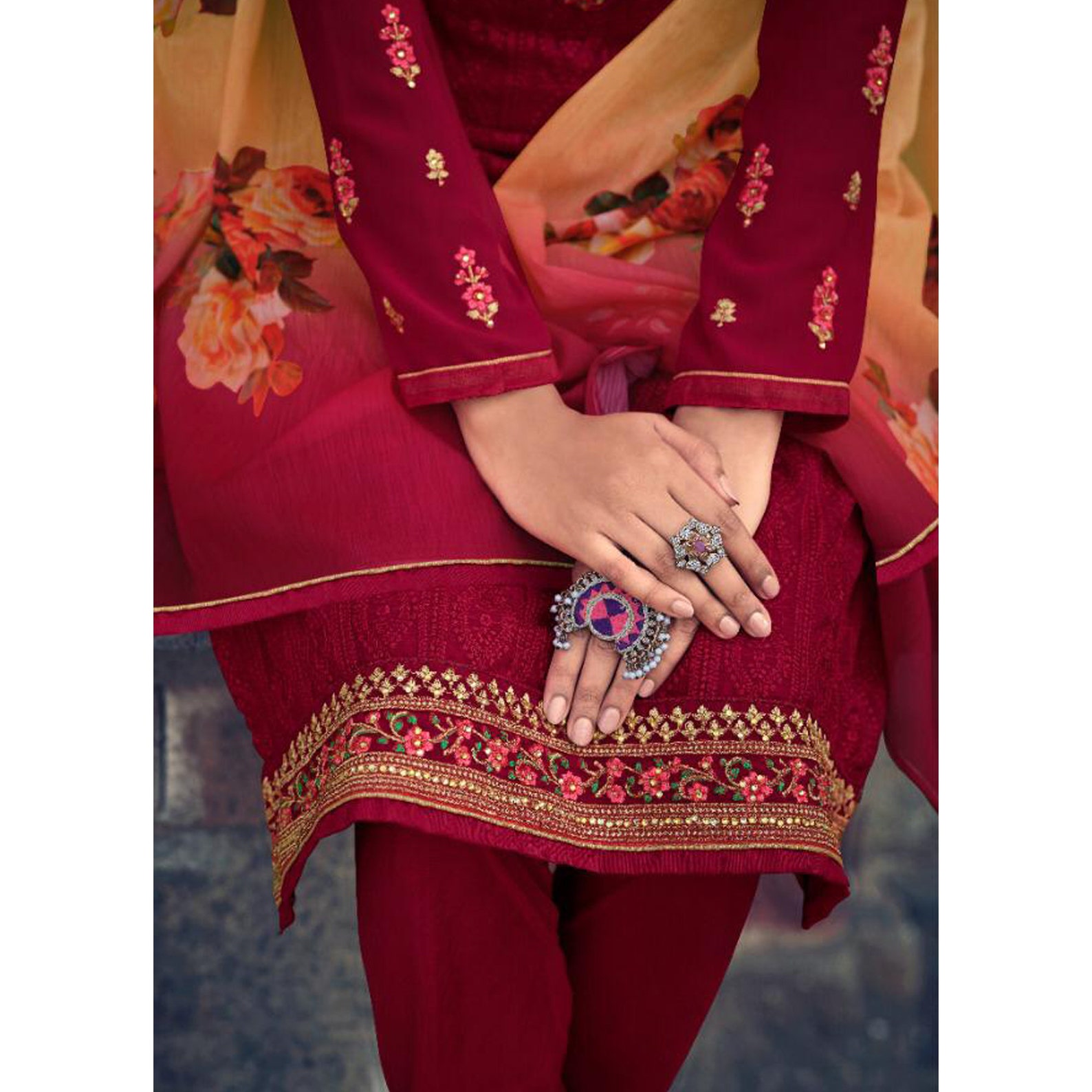 plus size churidar