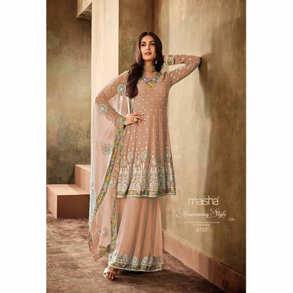long suit sharara