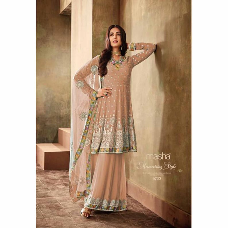 long sharara suits