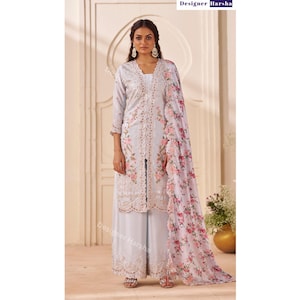 Vestidos de grife para casamento, lojas de vestidos online na Índia, pronto para vestir em punjabi plus size disponível, shalwar kameez especial para Eid para mulheres