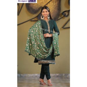 Party wear heavy dupatta suit hot sale