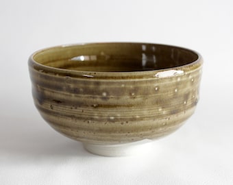 Orange Japanese Soup Bowls Meriann Original c1962 Orange Porcelain Glaze Orange Rough Texture Serving Dish Three Footed vintage bowl