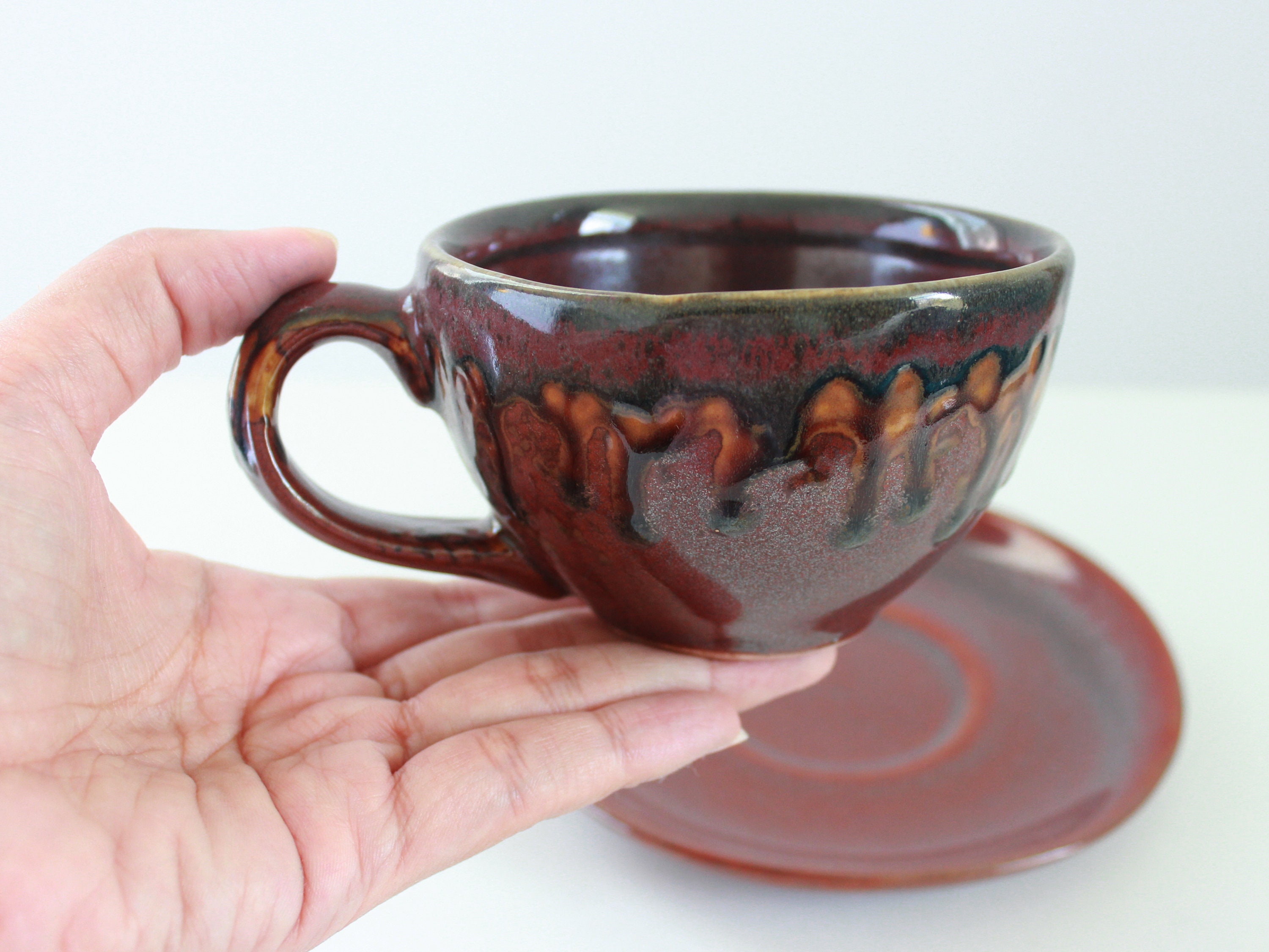 Mugs Custom Ceramic 250ML Cappuccino Coffee Cup And Cello Cup Saucer Set  Handmade Reusable Personalized Espresso Breakfast Milk Tea Mug From  Xiaodanta, $21.22