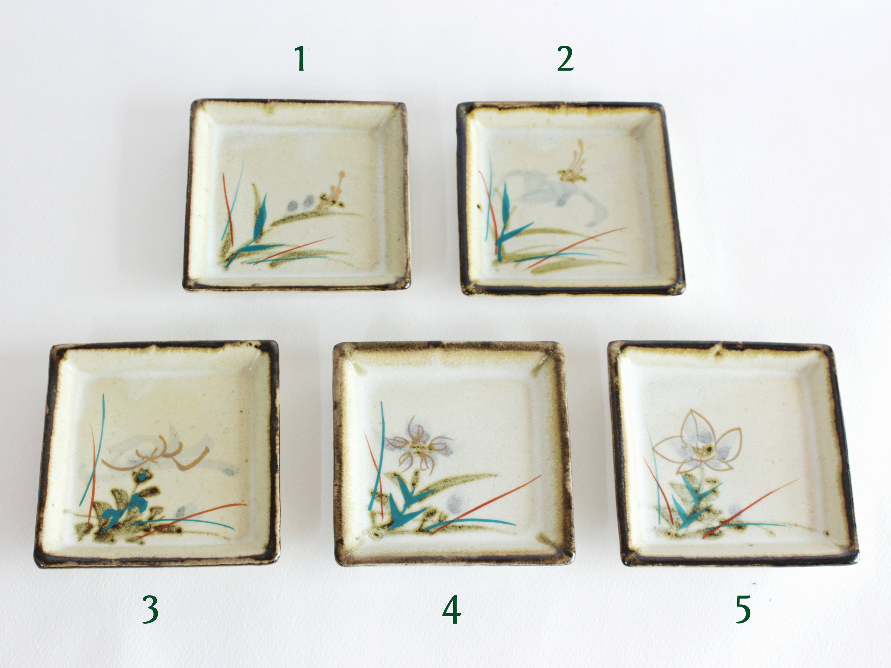 Tiny Plate 9 Cm Sauce Plate Side Plate Side Dish Antique Etsy