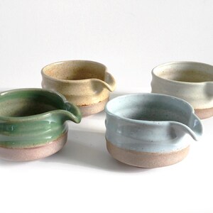 16.9oz, 500ml, Chawan, Matcha Cup, Matcha Bowl, Whisk Holder, Handmade Tea Cup and Whisk Holder | New Thai image 3