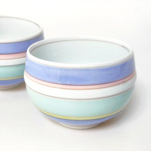 Pastell Japanische Teetasse, Porzellan, 160ml, Chawan Design