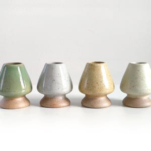 16.9oz, 500ml, Chawan, Matcha Cup, Matcha Bowl, Whisk Holder, Handmade Tea Cup and Whisk Holder | New Thai image 8