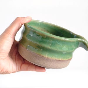 16.9oz, 500ml, Chawan, Matcha Cup, Matcha Bowl, Whisk Holder, Handmade Tea Cup and Whisk Holder | New Thai image 5