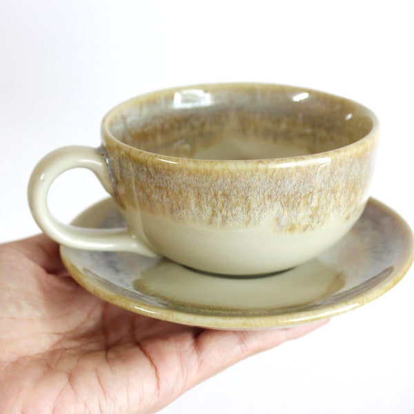 7.4oz, 220ml, Latte Cup, Latte Cup with Saucer, Coffee Cup with Saucer, Tea Cup with Saucer, Coffee Cup, Tea Cup, Gold Yellow