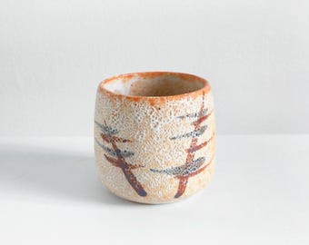 志野焼　湯飲み碗 日本茶碗 160ml 志野焼 湯呑み、Nippon2You - Etsy 日本