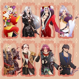 FF Antagonists Acrylic Charm