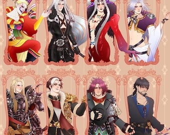 FF Antagonists Acrylic Charm