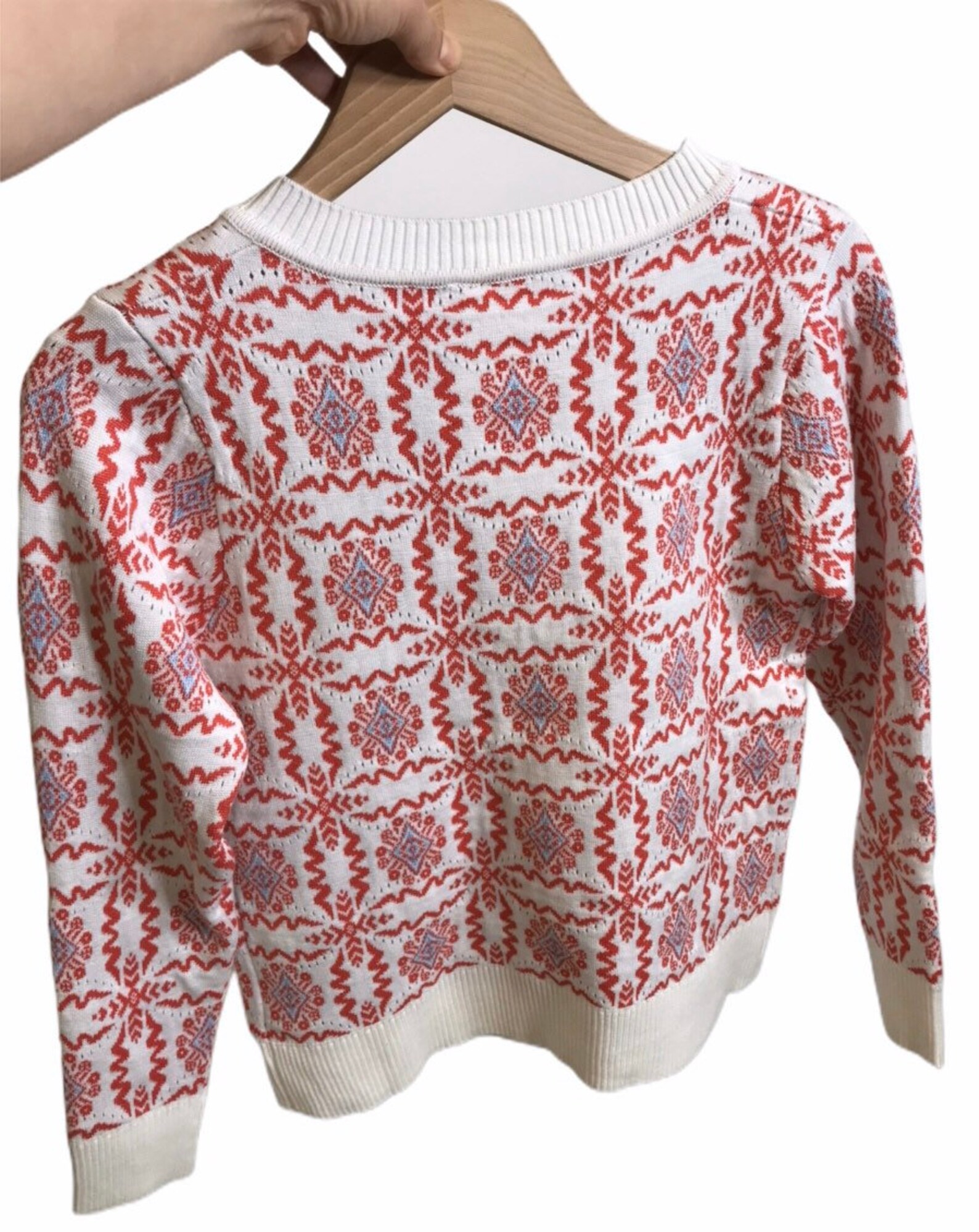 Jacquard cardigan/gold buttons jacquard cardigan/knit cardigan Etsy