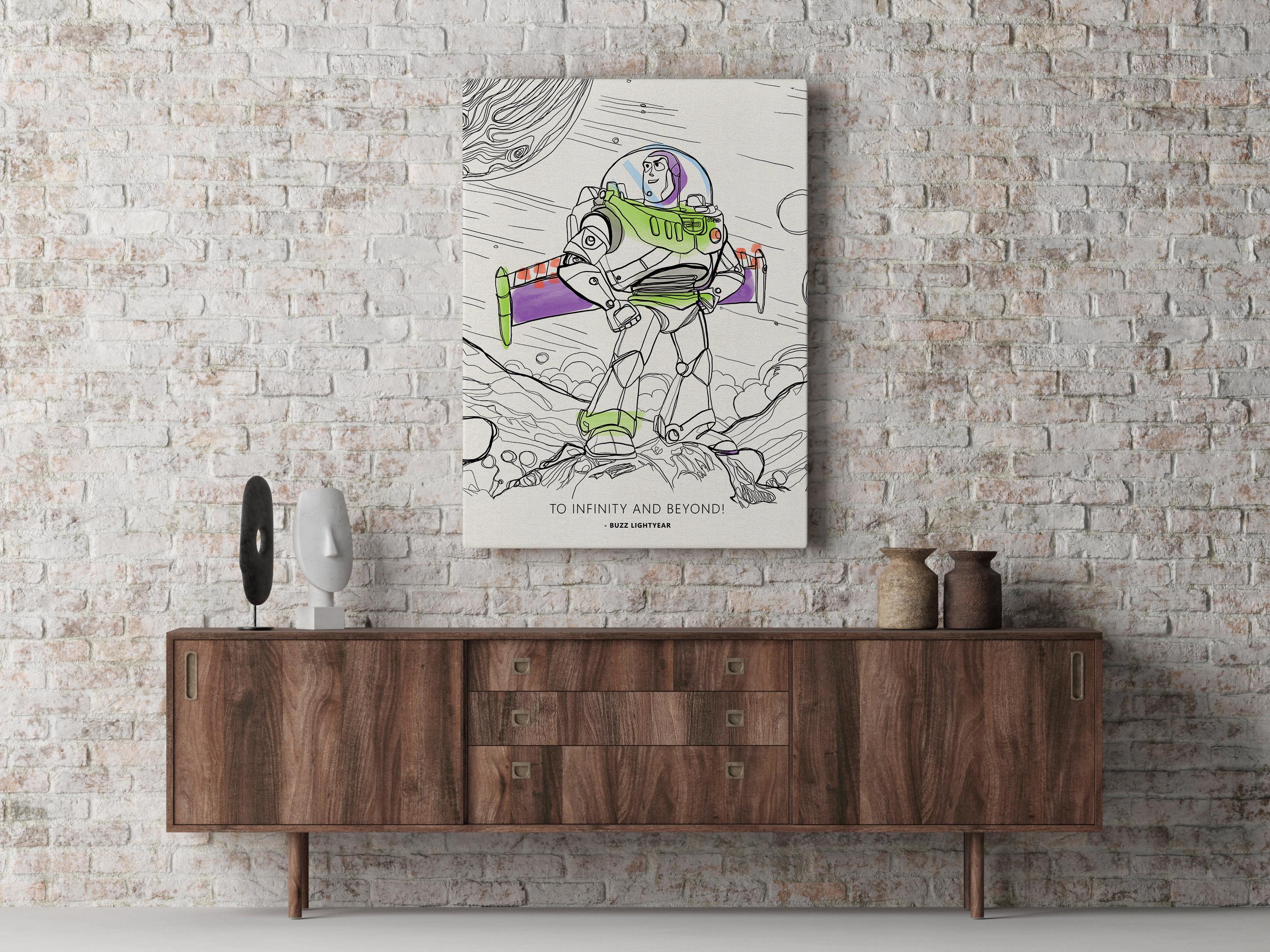 Space Ranger Toy Minimalist Poster | Adventure Quote Print | Kids ...