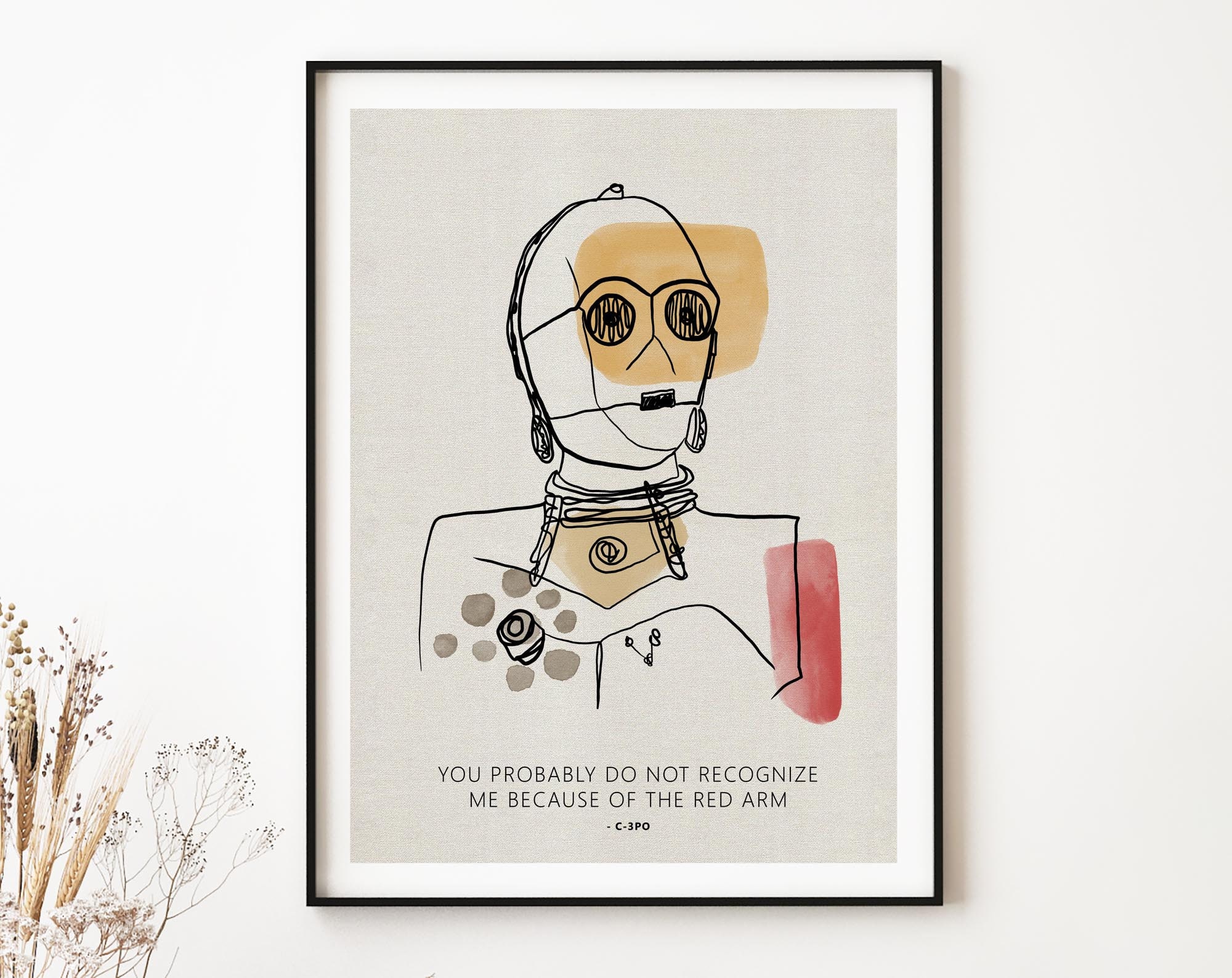 Minimalist Robot Trio Quote Poster | Subtle Sci-fi Wall Decor | Geeky ...
