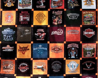 Traditional T-shirt Quilt Style - 42  Block Deposit Only