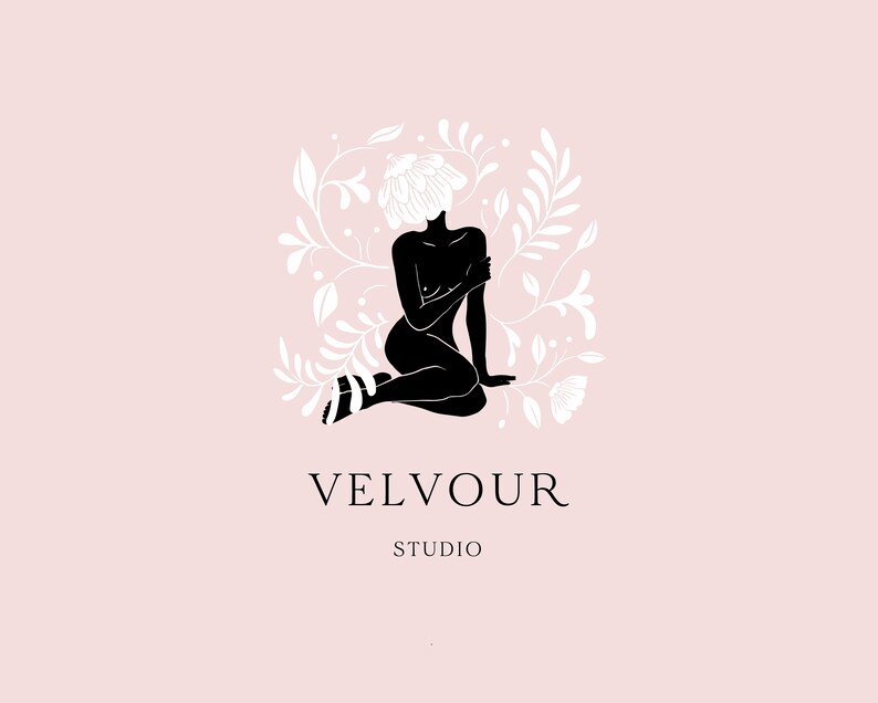 Logo premade Logo salon de beauté Logo corps de femme | Etsy