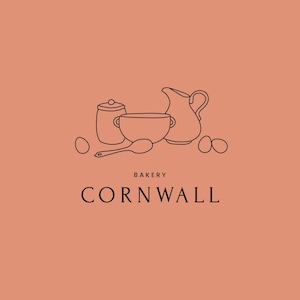 Gotowe logo, logo Homestead, logo Rolling Rolling, logo Bakery, logo Cake, logo Cafe, logo Pie, logo Bread, logo Jug, logo Baker, logo Eggs
