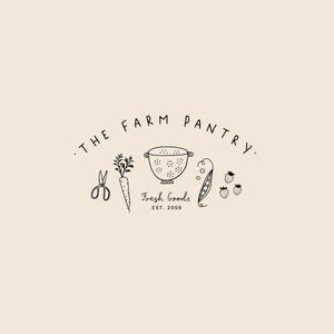 Premade Logo, Stamp logo, Gardening Logo, Farm Logo, Organic Logo, Barn Logo, Gardener Logo, Vegetable Logo,Flower Logo,Fruit Logo,Food Logo