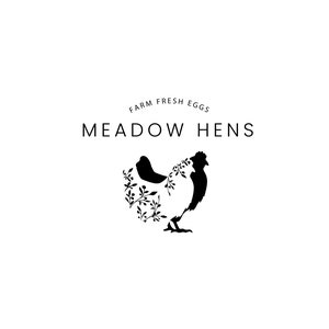 Premade Logo, Stamp logo, Floral Logo, Farm Logo, Organic Logo, Minimalist Logo, Chicken Logo, Eggs Logo, Hand drawn logo, Floral Chicken