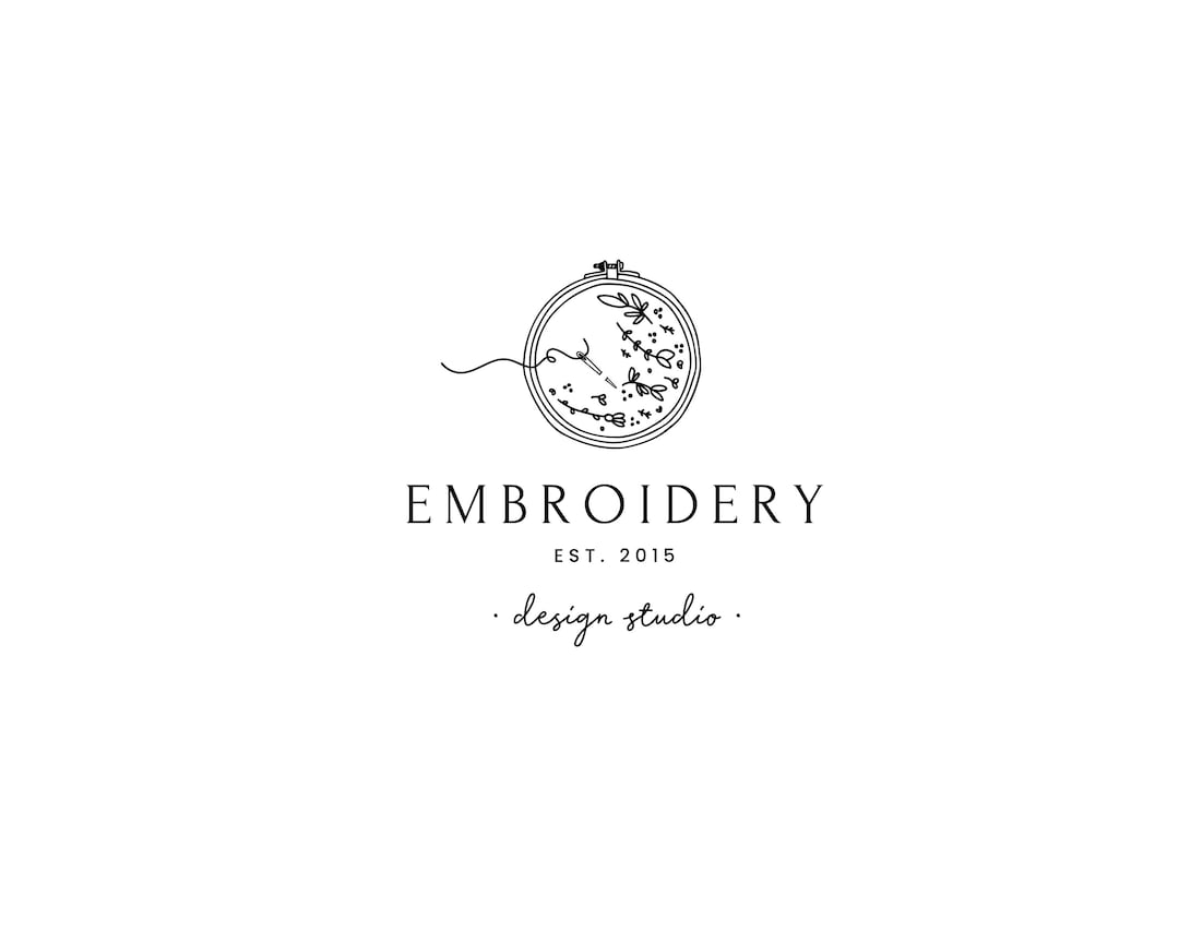 Premade Logo, Sewing Logo, Embroidery Logo, Crafts Logo, Small Business