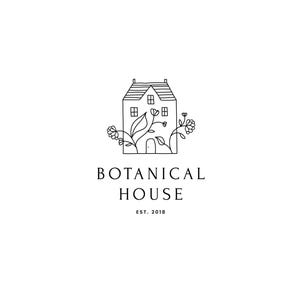 Premade Logo, Floral House Logo, Cottage Logo, Barn Logo, House Logo, Floral Logo,Floristry Logo, House Logo, Flower Logo, Florist Logo