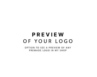 Opción para ver una vista previa de cualquiera de mis logotipos prefabricados