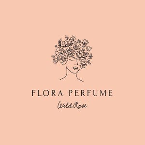 Premade Logo, Beauty Salon Logo, Vintage Logo, Female Logo,Woman Face Logo, Boutique Logo, Hair Salon Logo,Flora Logo,Flower Logo,Woman Logo