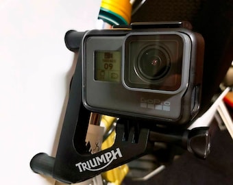 Supporto GoPro ACTION CAM parafango moto TRIUMPH SpeedTripel Daytona StreetTriple