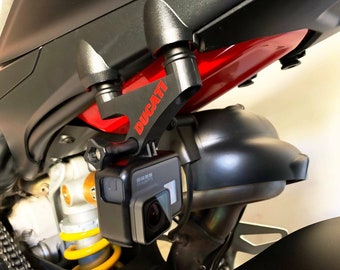 GoPro ACTION CAM-Unterstützung für die Motorrad-Fußraste DUCATI Panigale V4 StreetFighter