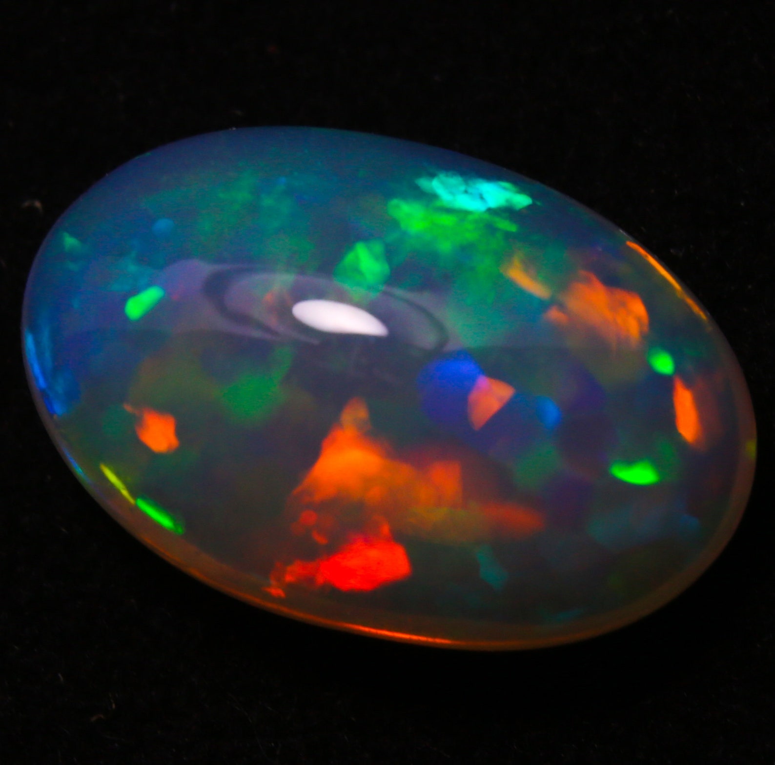 Amazing Natural Ethiopian Welo Fire Opal Loose Gemstone 35 Etsy