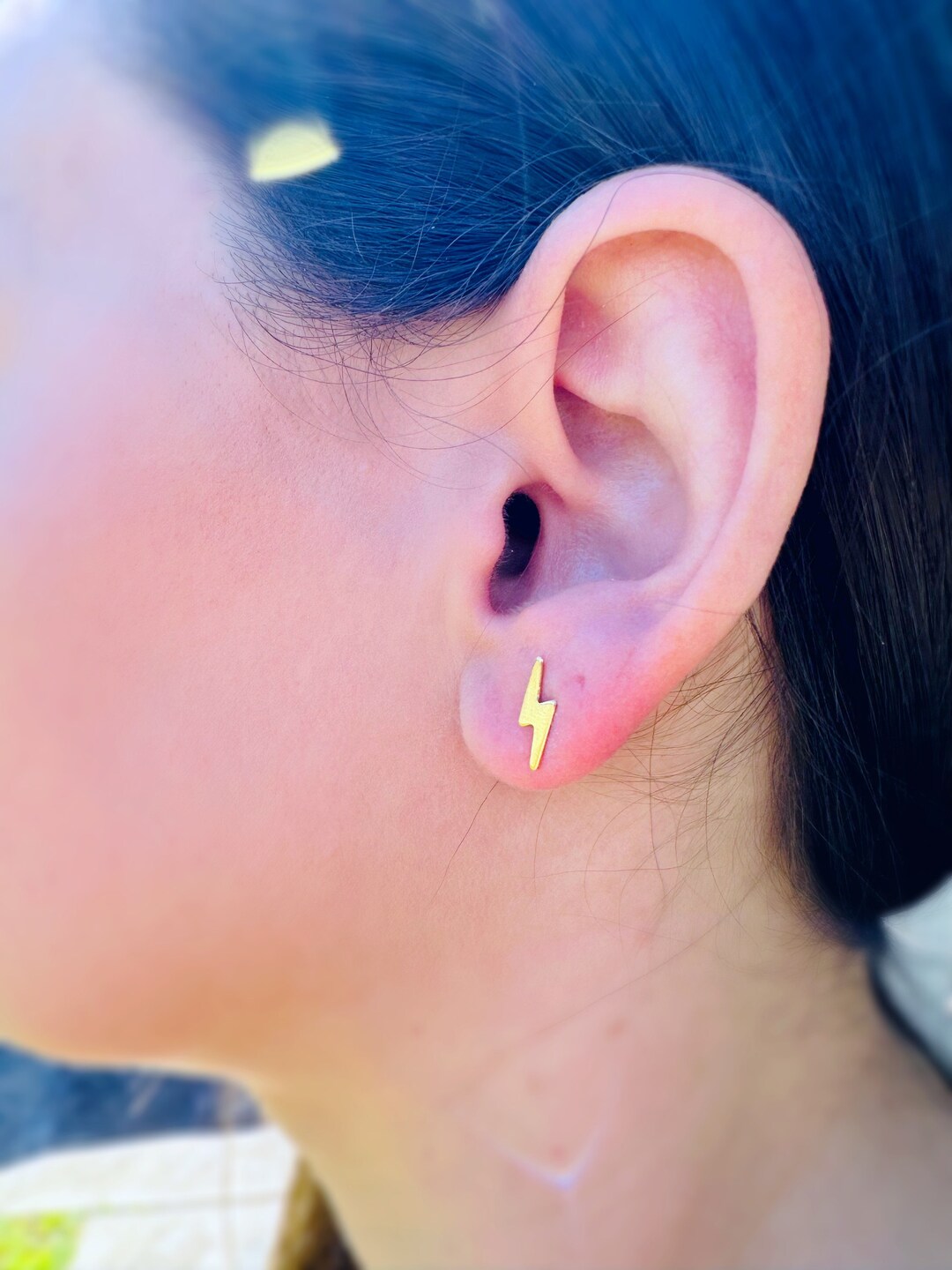 【Miansai】Bolt Stud Earrings,Sterling Silver Bolt Stud Earring, Sterling Silver | Men's Earrings | Miansai