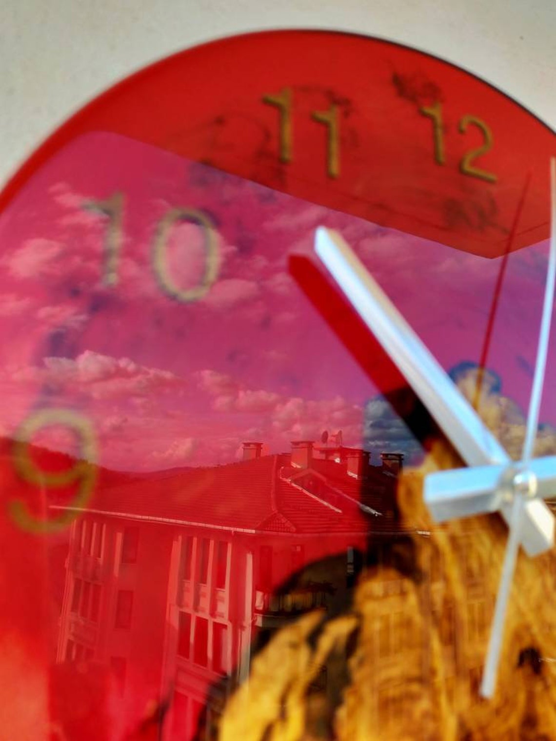 Epoxy Clock Resin Clock Clock for Wall Epoxy Wall Clock Etsy