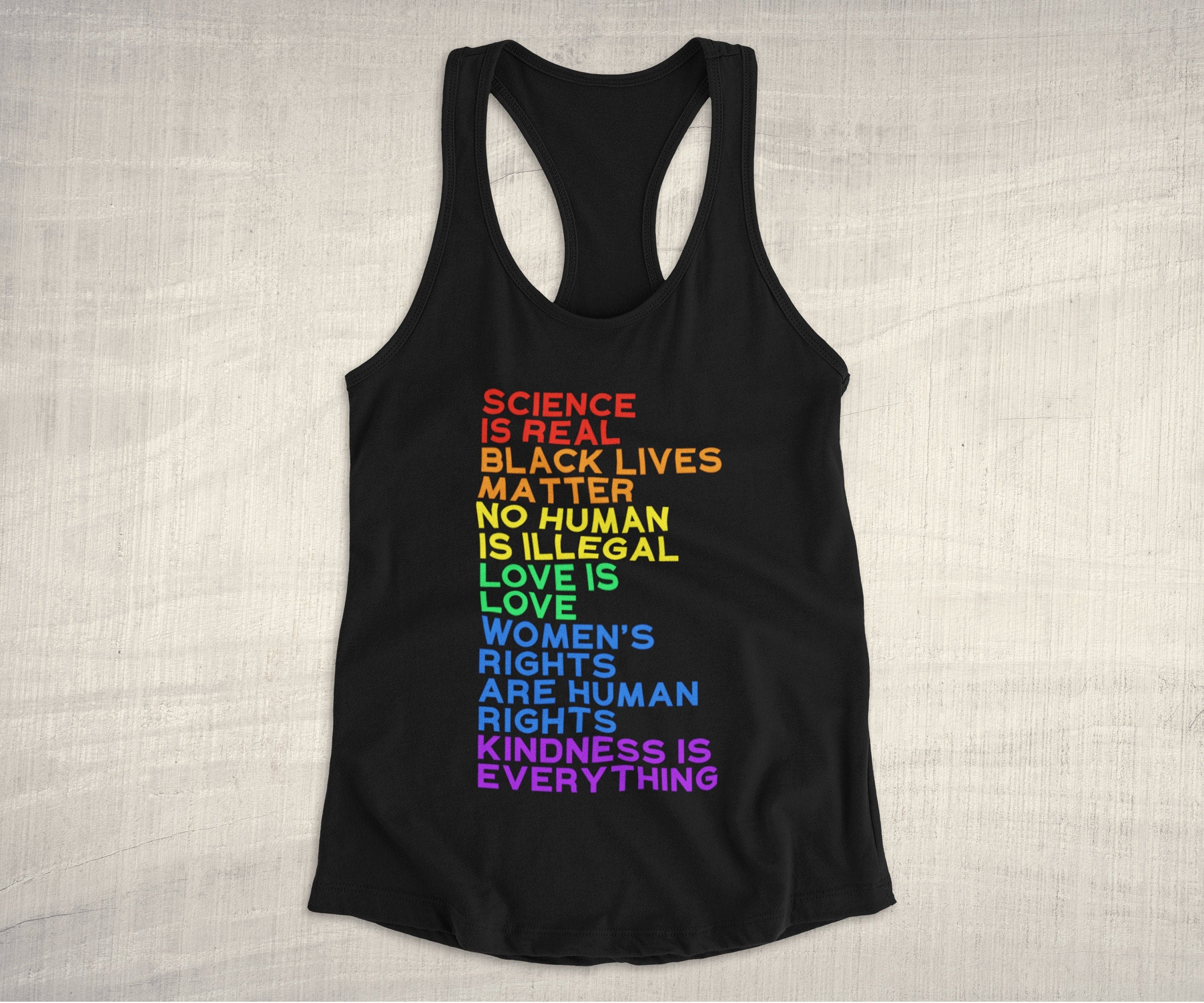Science Is Real Black Lives Matter Love Is Love Tank Top Science Is Real Black Lives Matter Love Is Love Tank Top