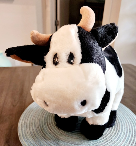 Vintage Aurora Plush Cow Etsy