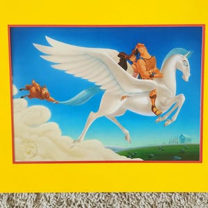 Vintage 1997 Hercules Exclusive Commemorative Lithograph Portfolio