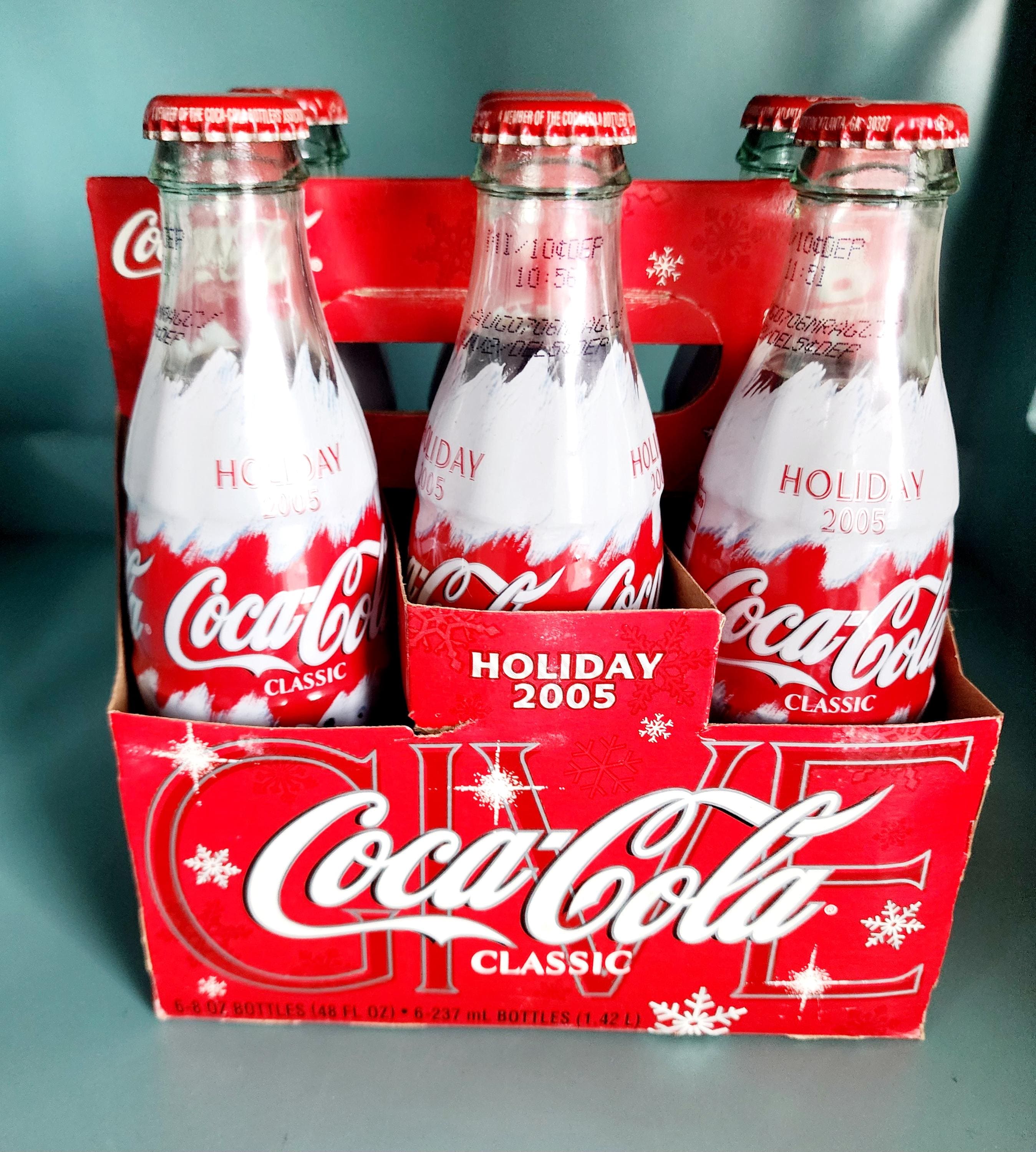Vintage 2005 Coca-cola Classic Holiday Bottles - Etsy