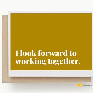 Willkommenskarte - Karte für Coworker - Karte für Kunden - Karte für Arbeitskollege