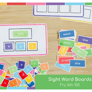 Fry 6th 100 Sight Words Printable,Sight Words for Preschool, Sight Words for Kindergarten,Sight Word Games, Site Words,Sight word cards