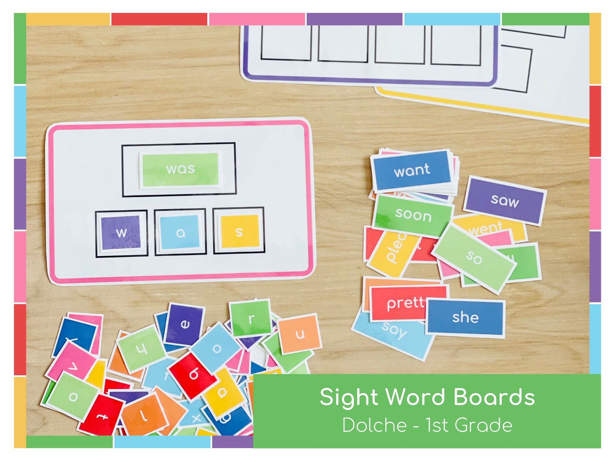 Dolche 1st Grade Sight Words PrintableSight Words for | Etsy