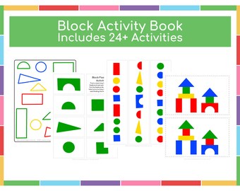 Building Blocks - Printable Activities for Kids - Block Activities - Things to do with blocks