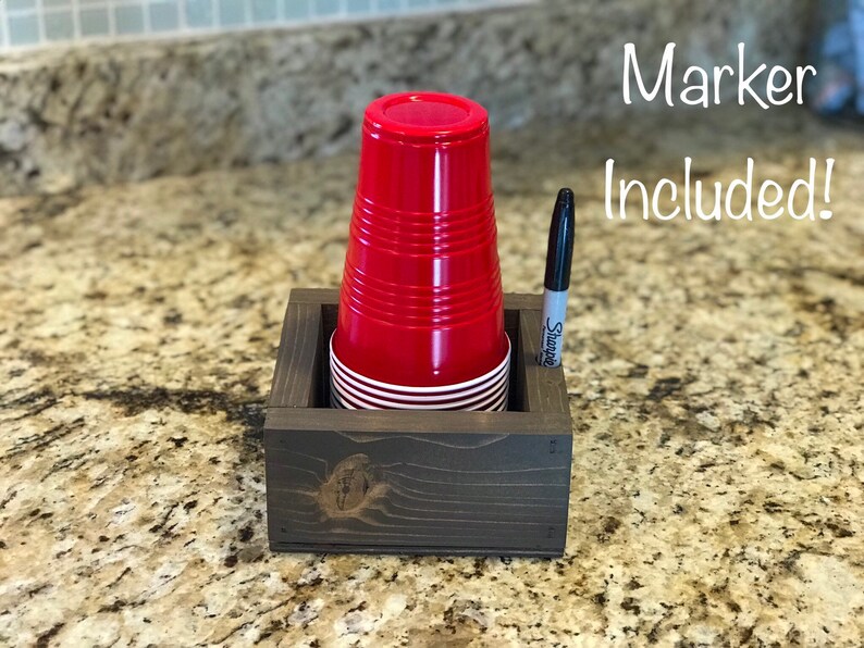 Solo Cup Holder with Marker Solo Party Cup Holder Drunk AF Etsy