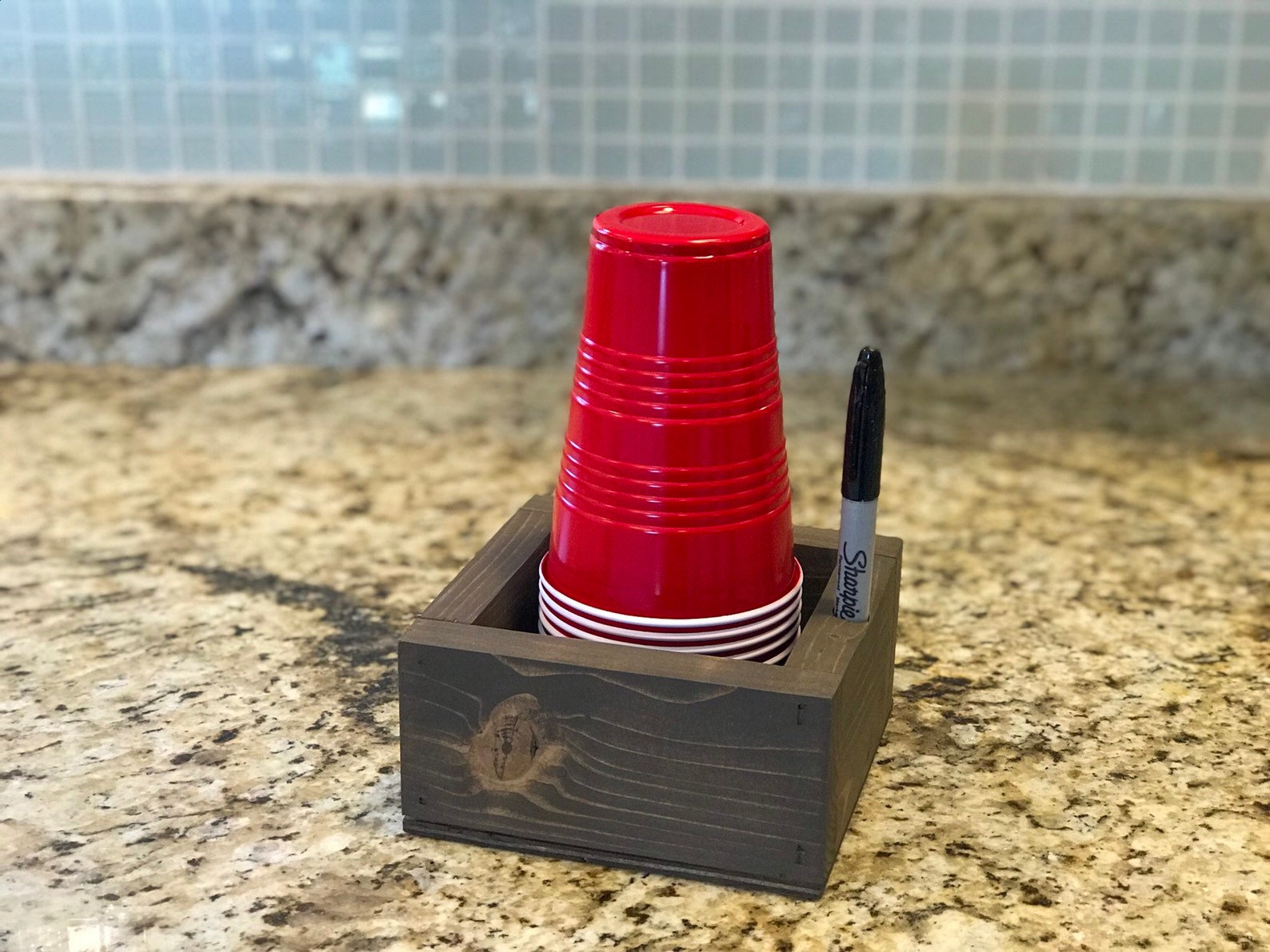 Solo Cup Holder with Marker Solo Party Cup Holder Drink Etsy
