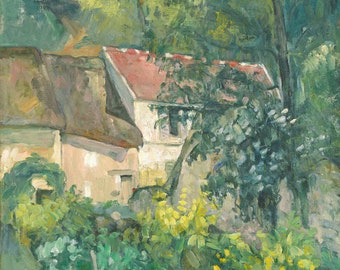 House of Père Lacroix - Paul Cézanne painting oil on canvas - Digital File