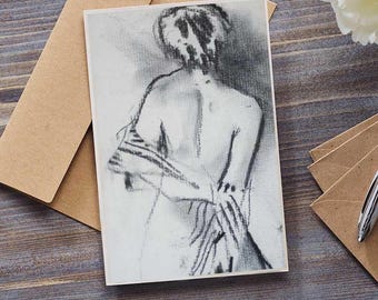 Greetings Card | Birthday Card | Blank Card | Anniversary Card | Undressing