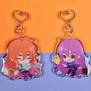 Celeste Madeline // Badeline Keychain Charms