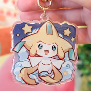 Jirachi Keychain Charm